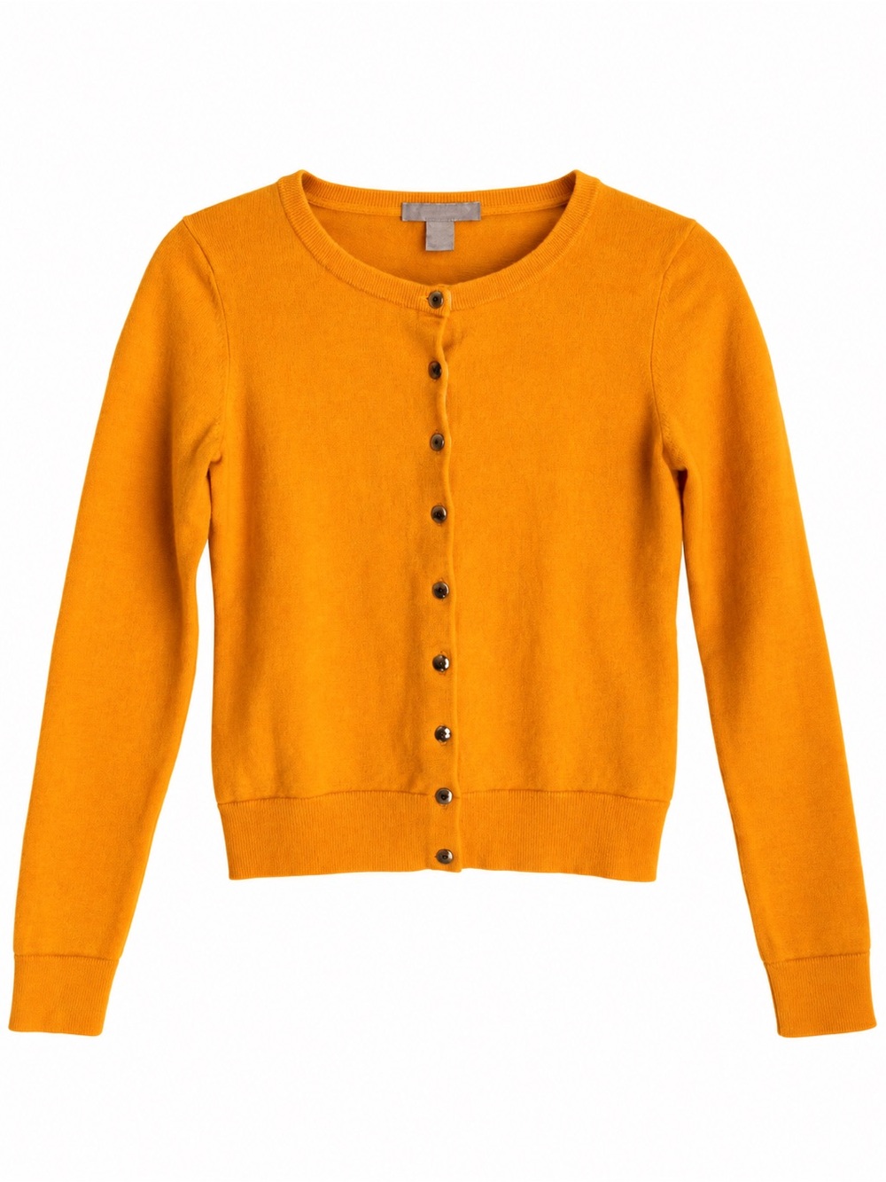 Banana Republic Golden Yellow Button-Front Cardigan Merino Wool